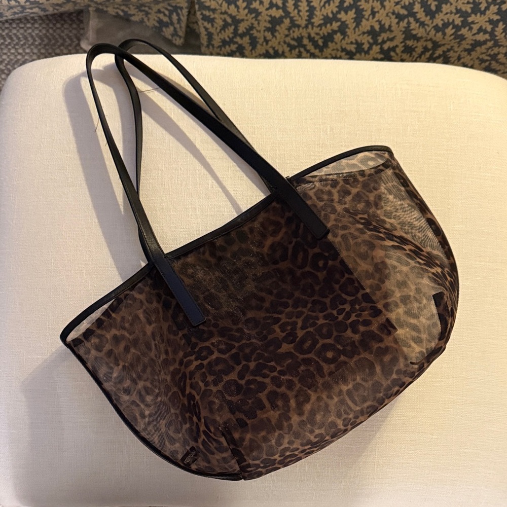 Loeffler Randall Leopard Easton Tote Bag